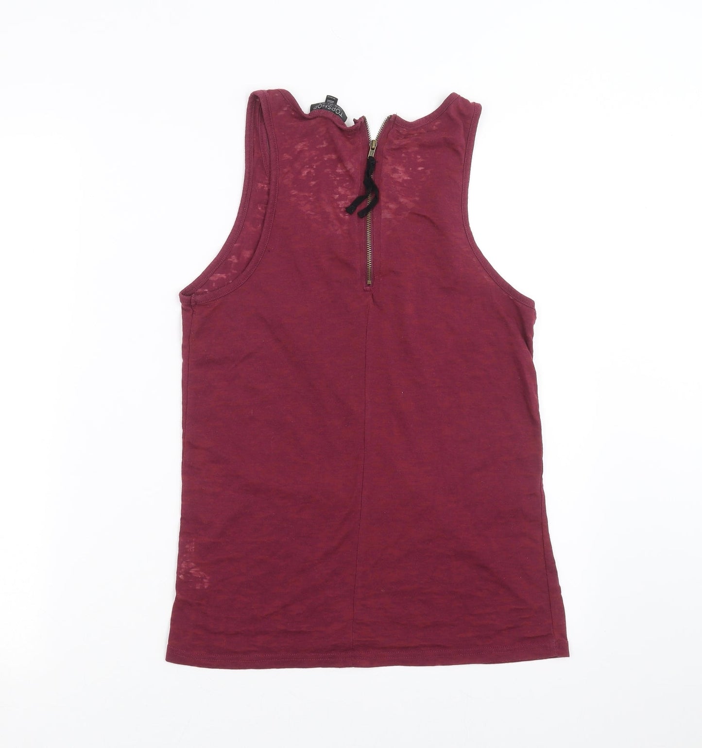 Topshop Womens Purple   Basic Tank Size 10