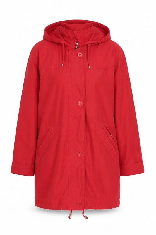 Astraka Womens Red   Overcoat Coat Size 12