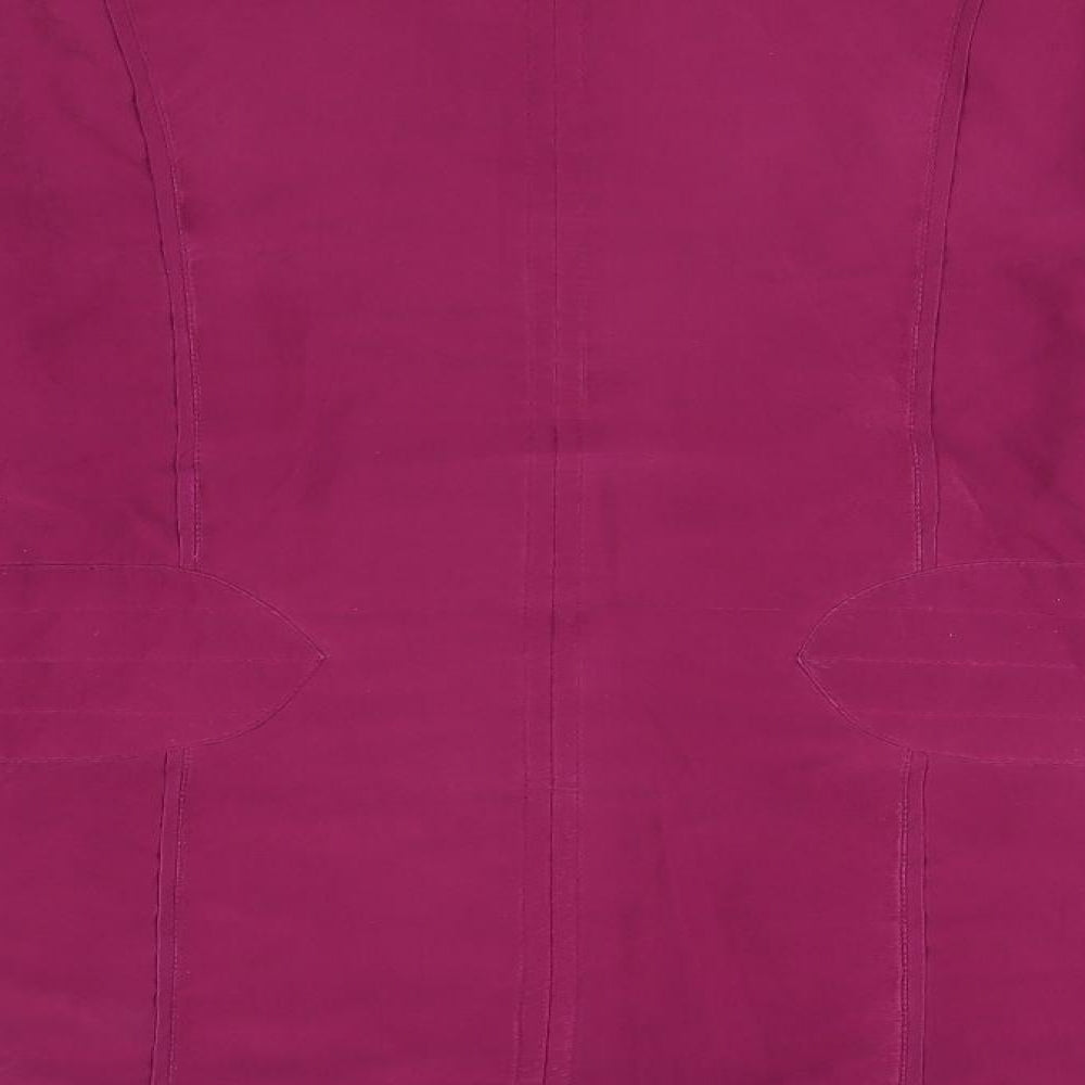Klass Womens Pink   Overcoat Coat Size M