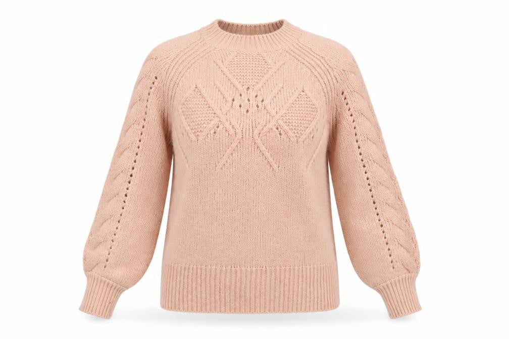 George Womens Pink  Knit Pullover Jumper Size S