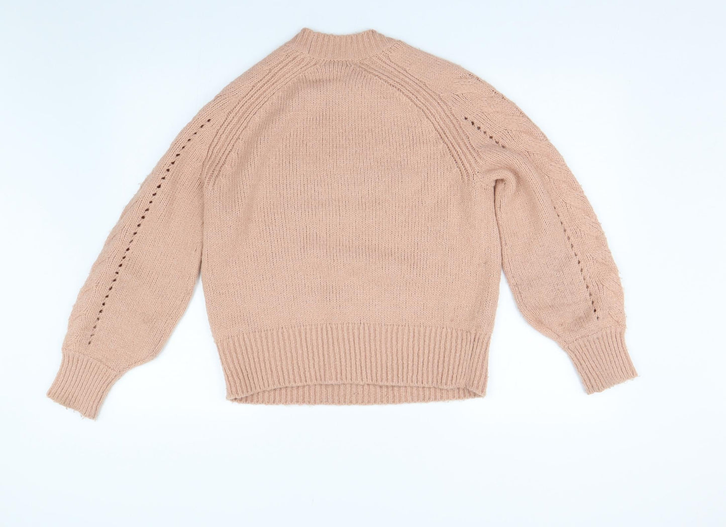 George Womens Pink  Knit Pullover Jumper Size S