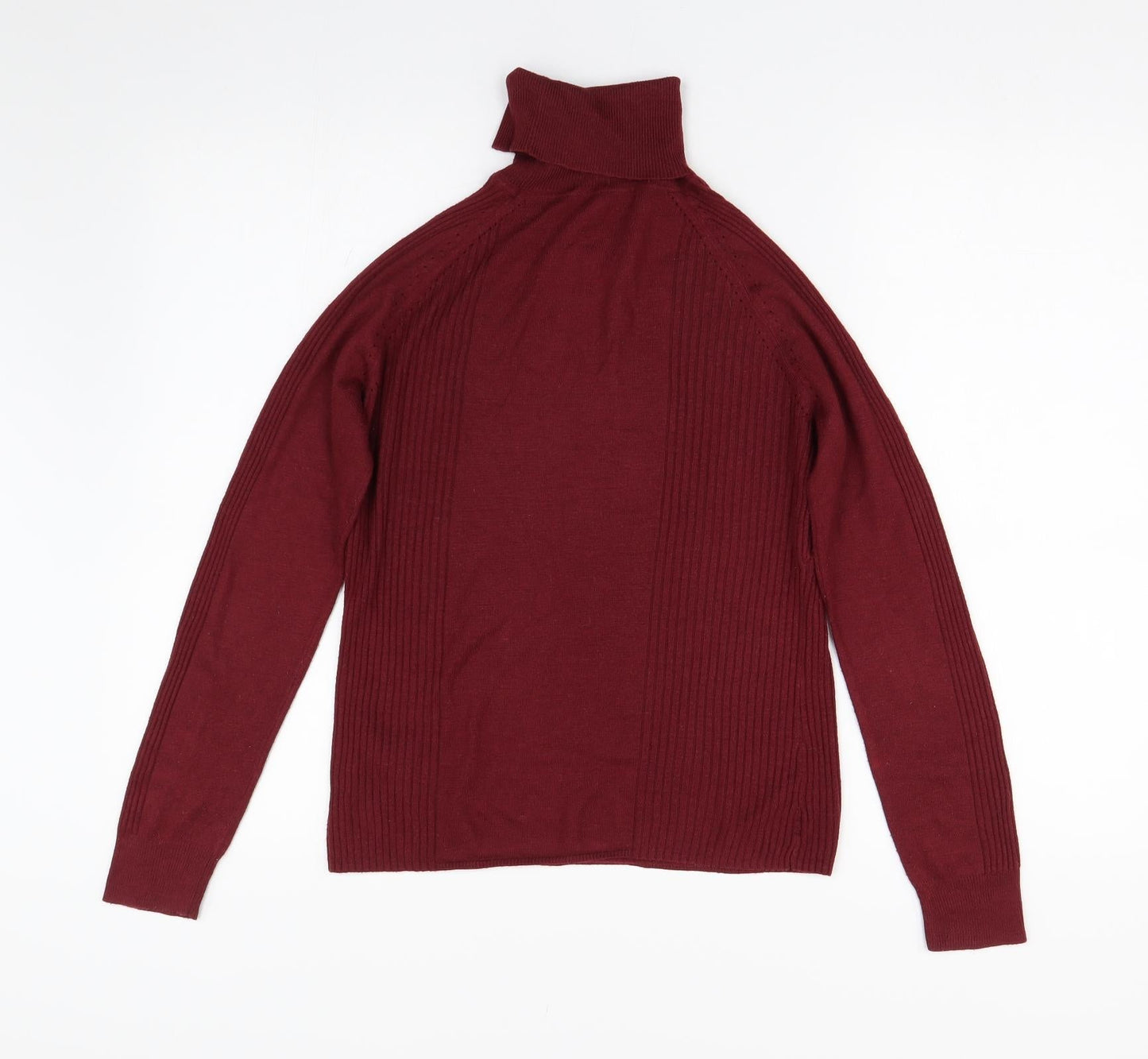 Linea Womens Red  Knit Pullover Jumper Size M