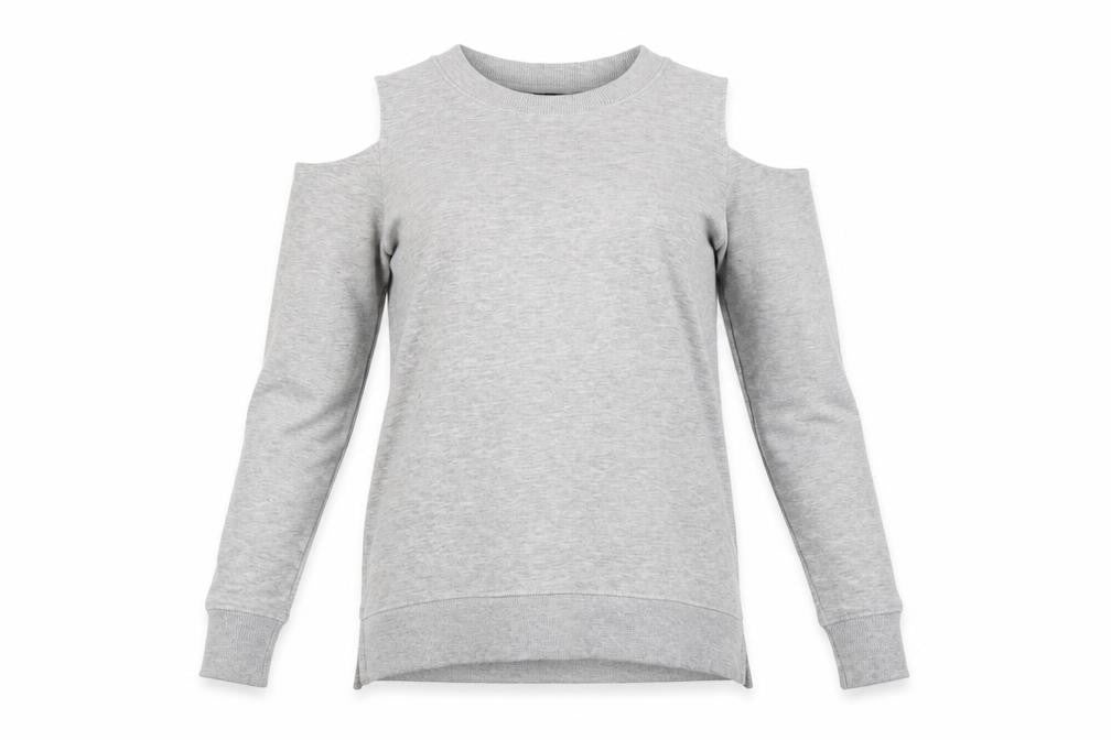 New Look Womens Grey   Pullover Sweatshirt Size 10
