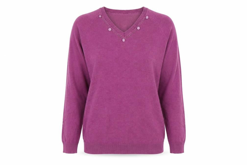 Primark Womens Pink  Knit Pullover Jumper Size S