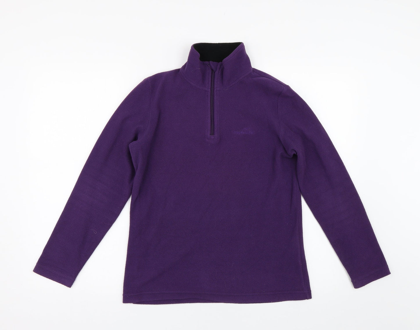 Freedom Trial Womens Purple  Fleece Henley Jumper Size 6