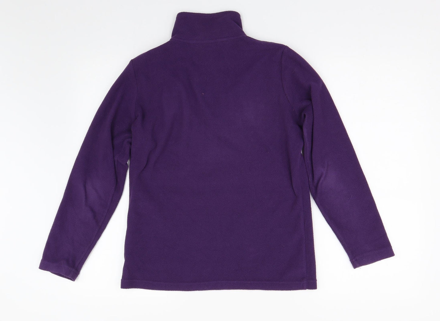Freedom Trial Womens Purple  Fleece Henley Jumper Size 6