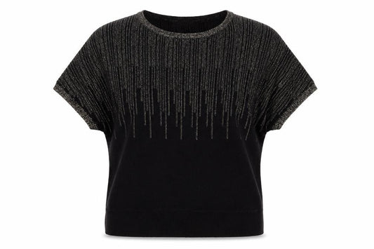 Oasis Womens Black  Knit Pullover Jumper Size XS