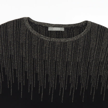 Oasis Womens Black  Knit Pullover Jumper Size XS