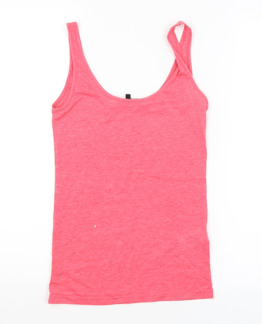 Warehouse Womens Pink   Basic Tank Size 6