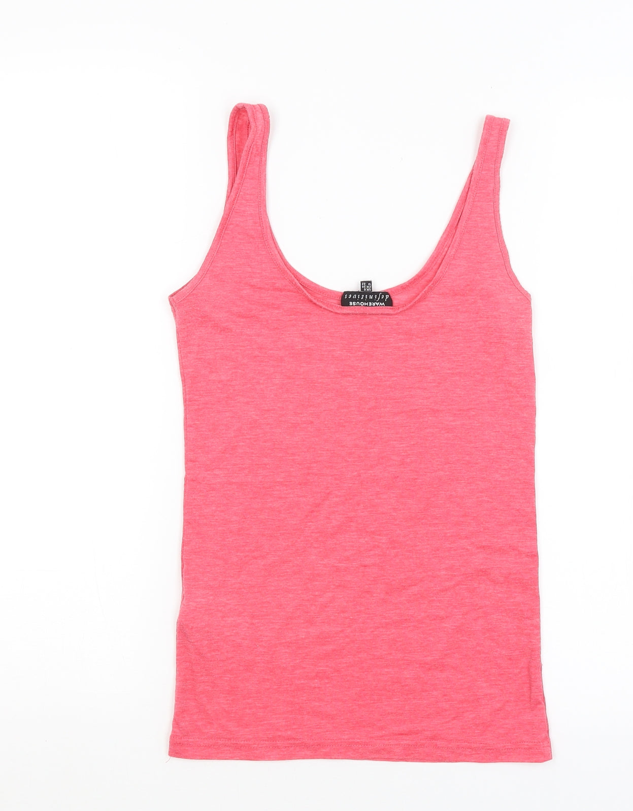 Warehouse Womens Pink   Basic Tank Size 6