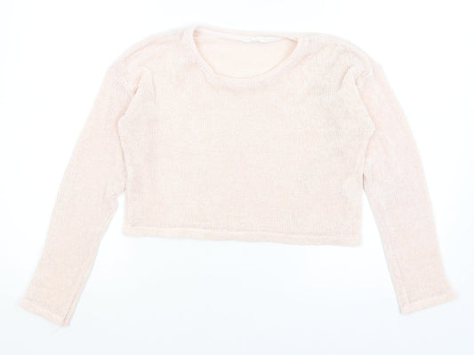 Matalan Girls Pink   Pullover Jumper Size 12 Years