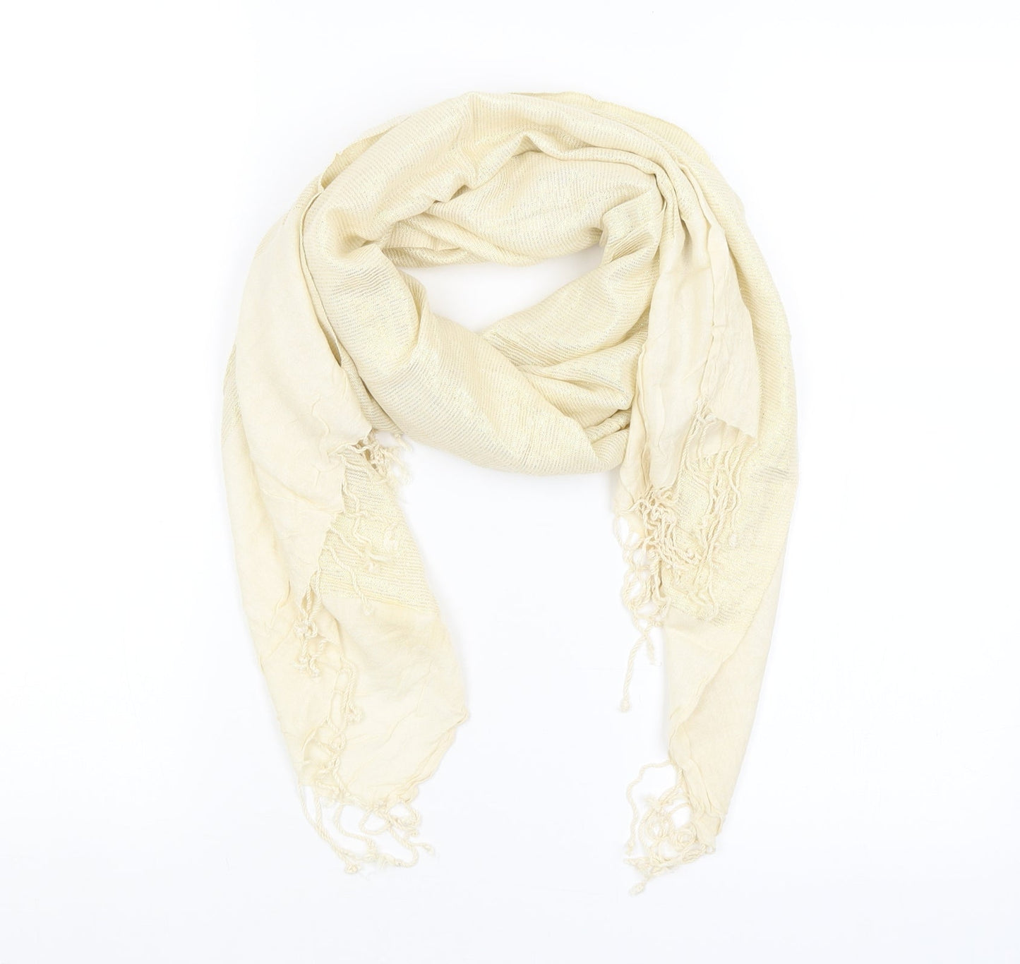 Preworn Womens Gold    Scarf
