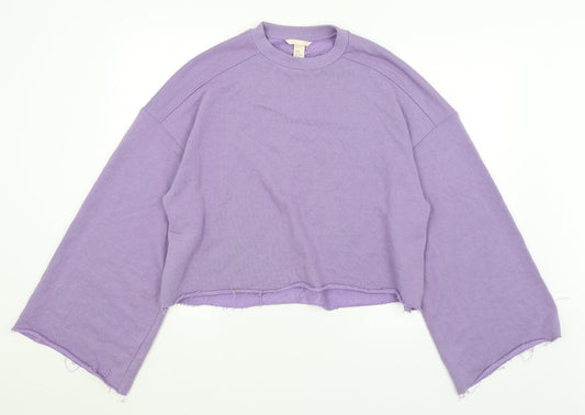 H&M Womens Purple   Pullover Jumper Size 12