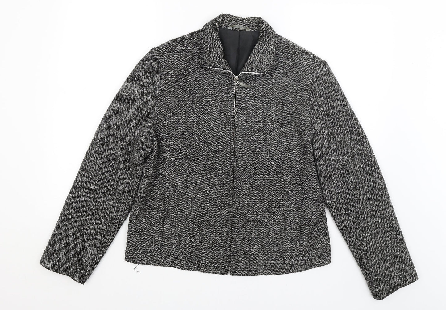 M&S Womens Grey   Jacket Blazer Size 16