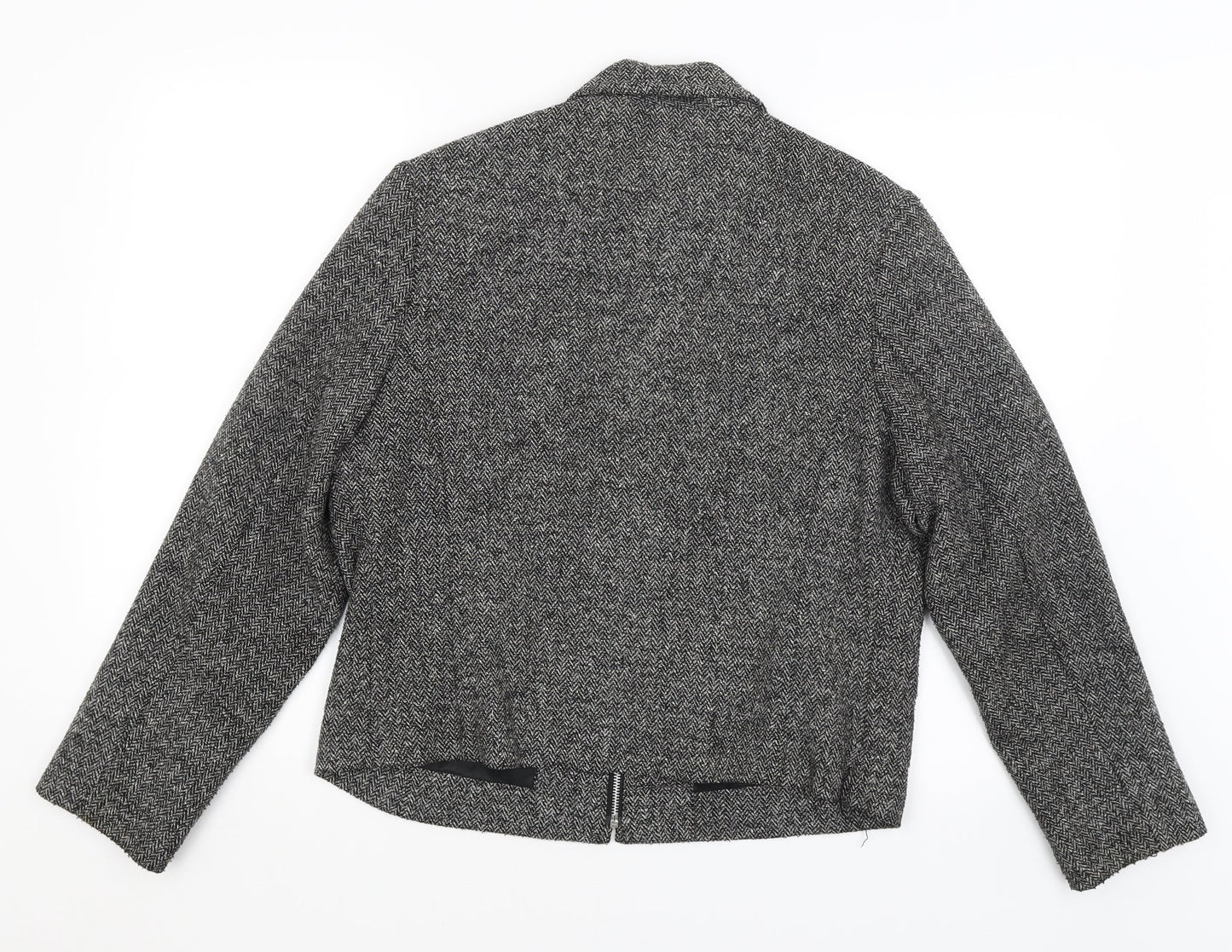 M&S Womens Grey   Jacket Blazer Size 16