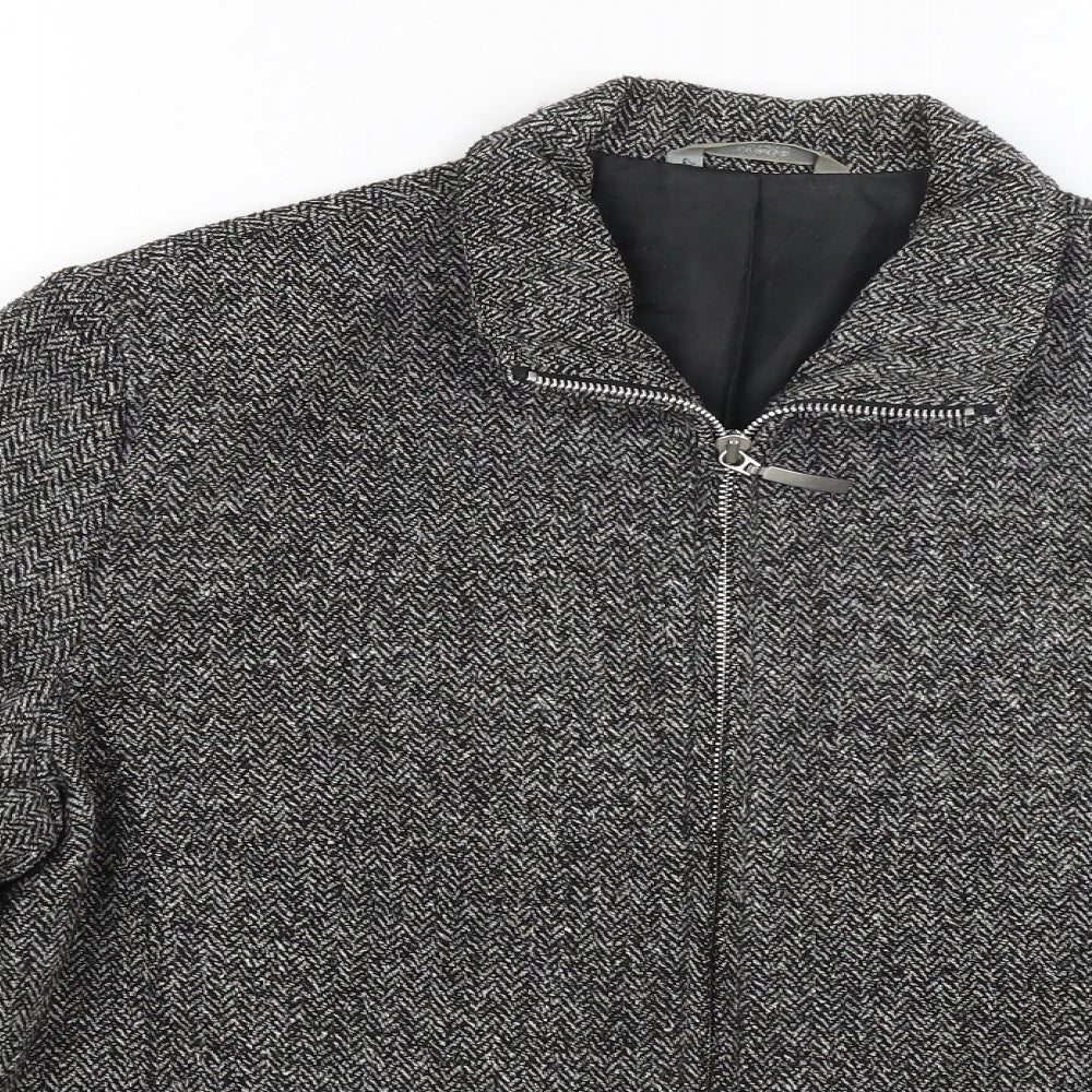 M&S Womens Grey   Jacket Blazer Size 16