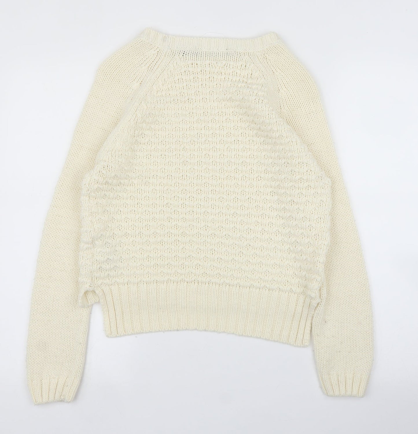 New Look Girls Ivory   Pullover Jumper Size 12 Years
