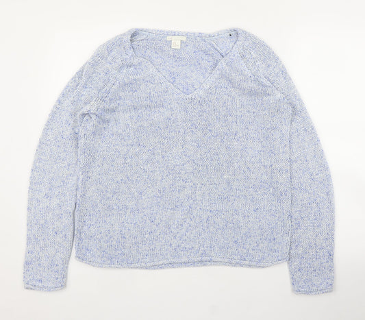 H&M Womens Blue   Pullover Jumper Size M