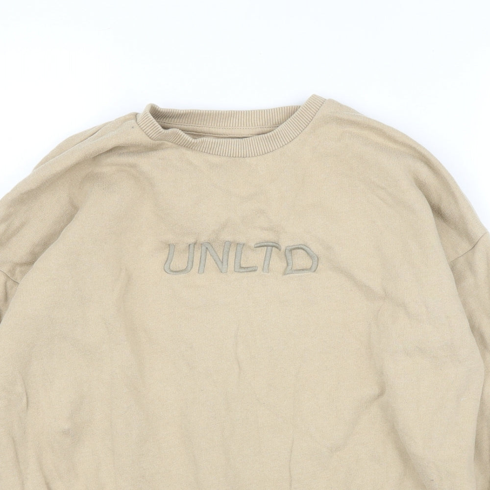NEXT Girls Beige   Pullover Jumper Size 10 Years