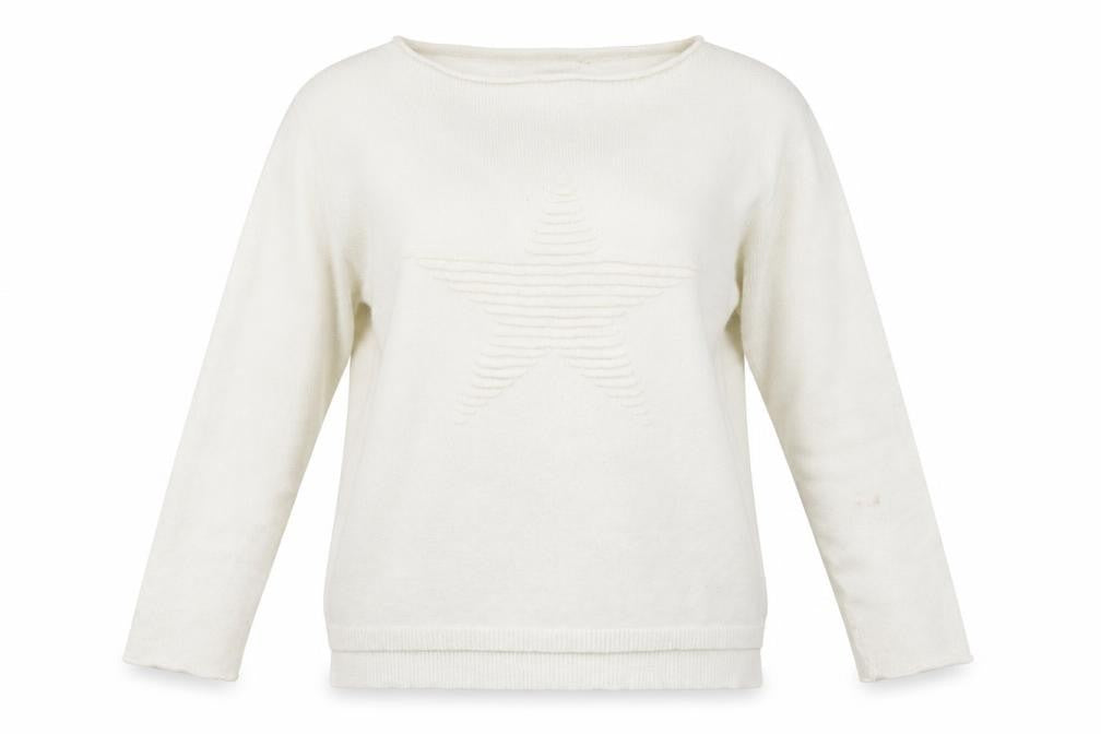 Preworn Womens White   Pullover Jumper Size L