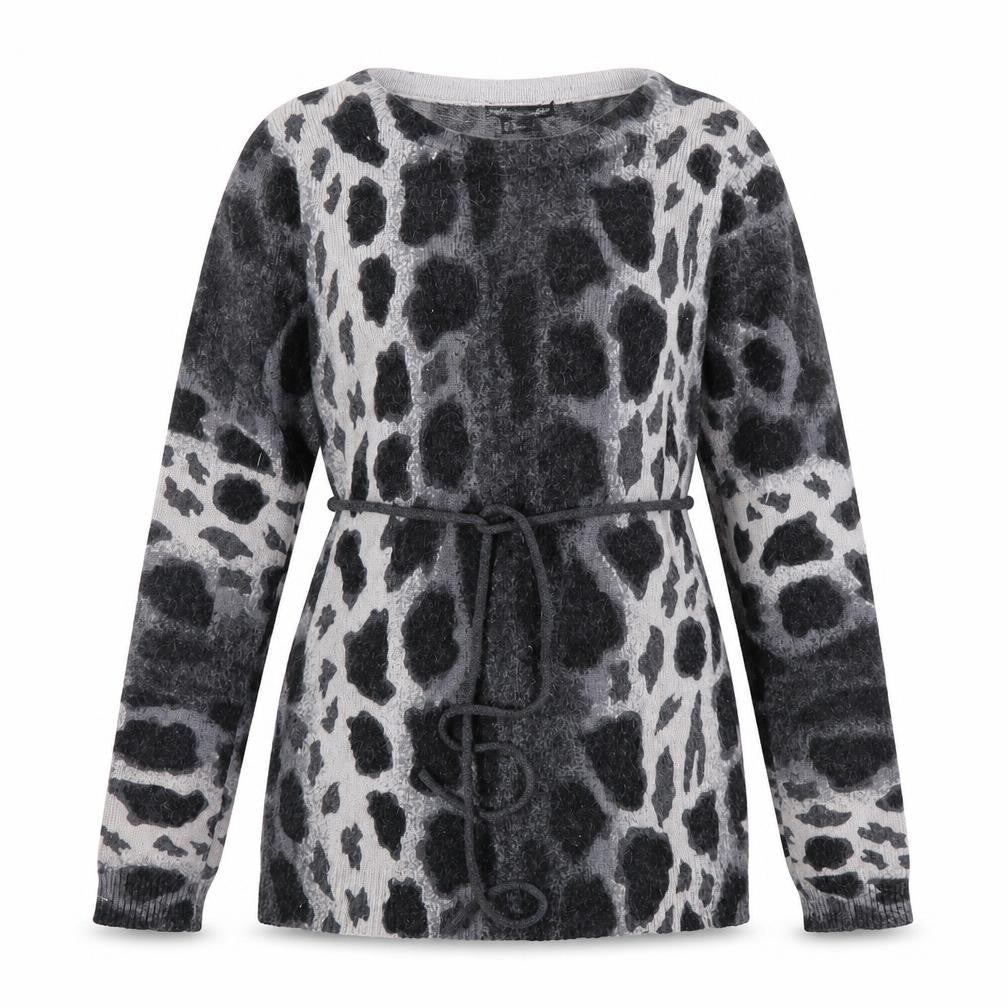 H&M Womens Grey Animal Print  Pullover Jumper Size XS  - Giraffe print
