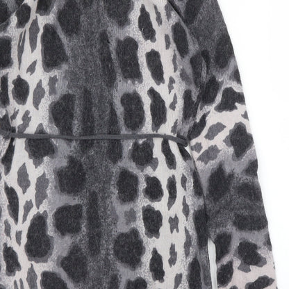 H&M Womens Grey Animal Print  Pullover Jumper Size XS  - Giraffe print