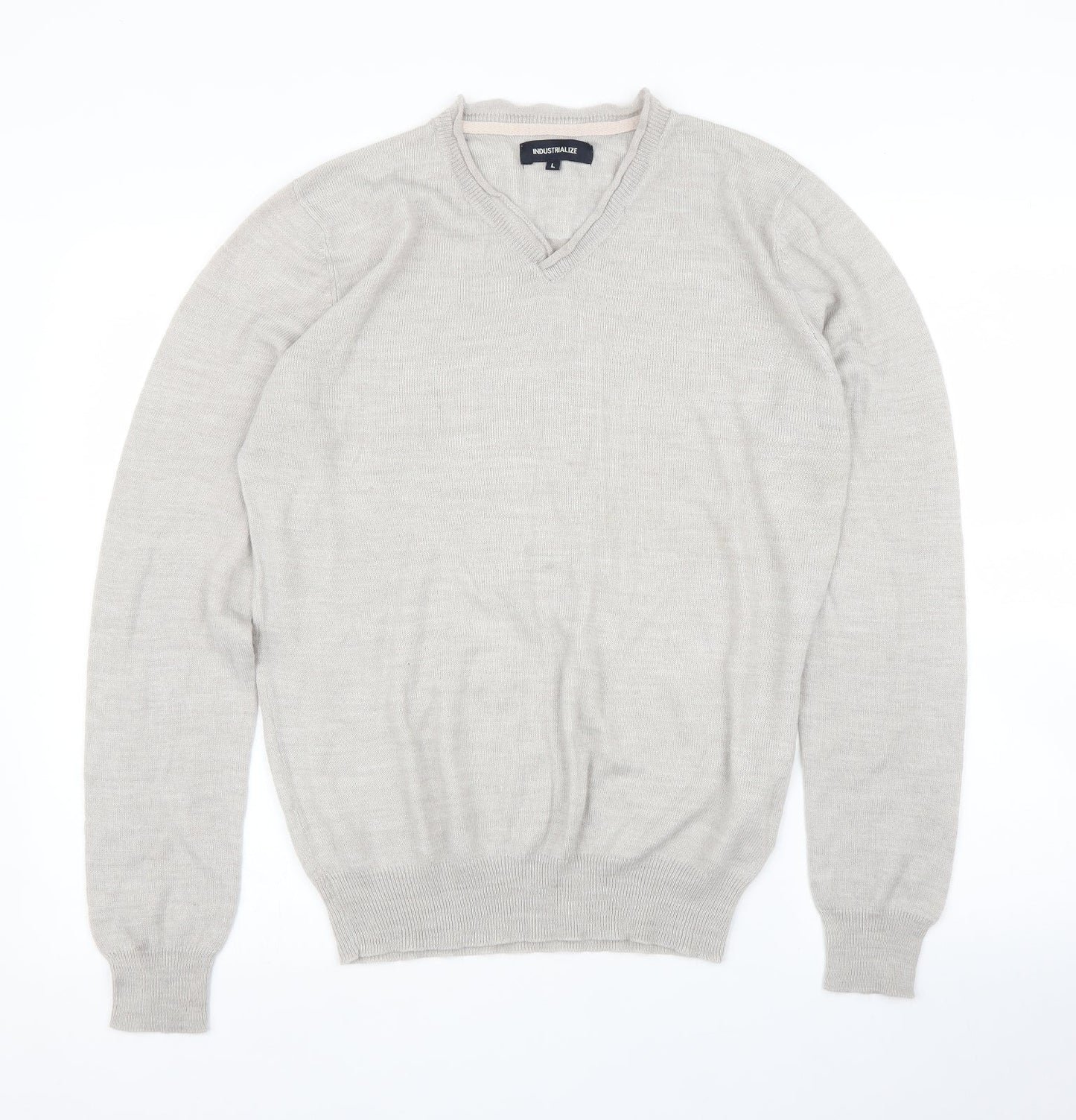 Industrialise Mens Beige   Pullover Jumper Size L