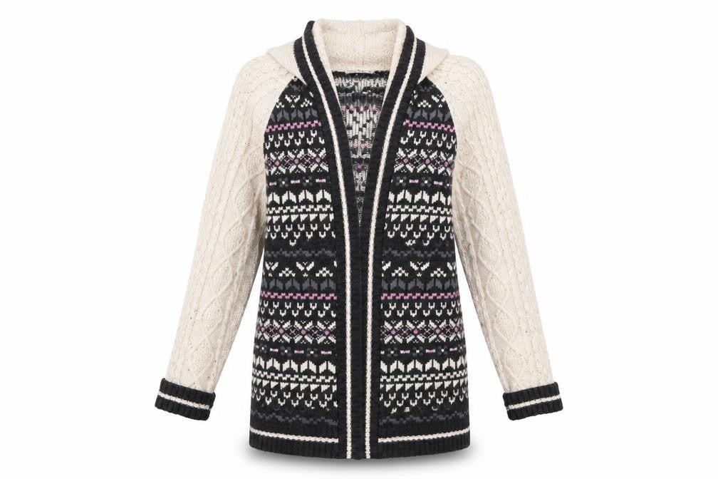 Blonde + Blonde Womens Multicoloured Argyle/Diamond  Cardigan Jumper Size 10