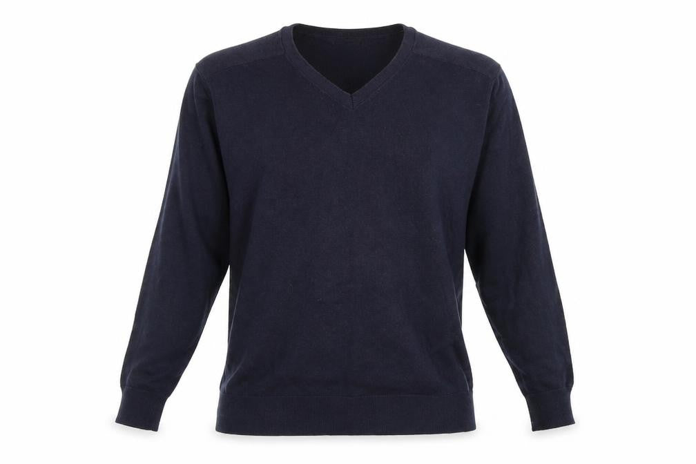 Marks & Spencer Mens Blue   Henley Jumper Size L