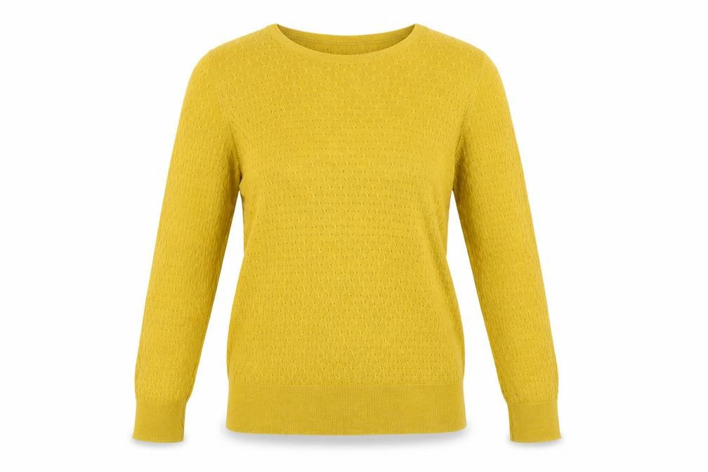 H&M  Womens Yellow   Pullover Jumper Size S