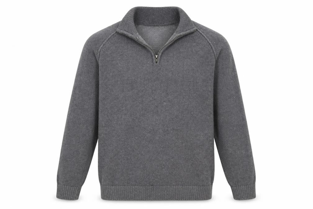 Weatherproof  Mens Grey   Henley Jumper Size L