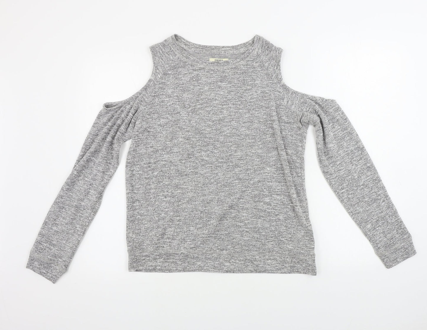 Papaya  Womens Grey   Pullover Jumper Size 12