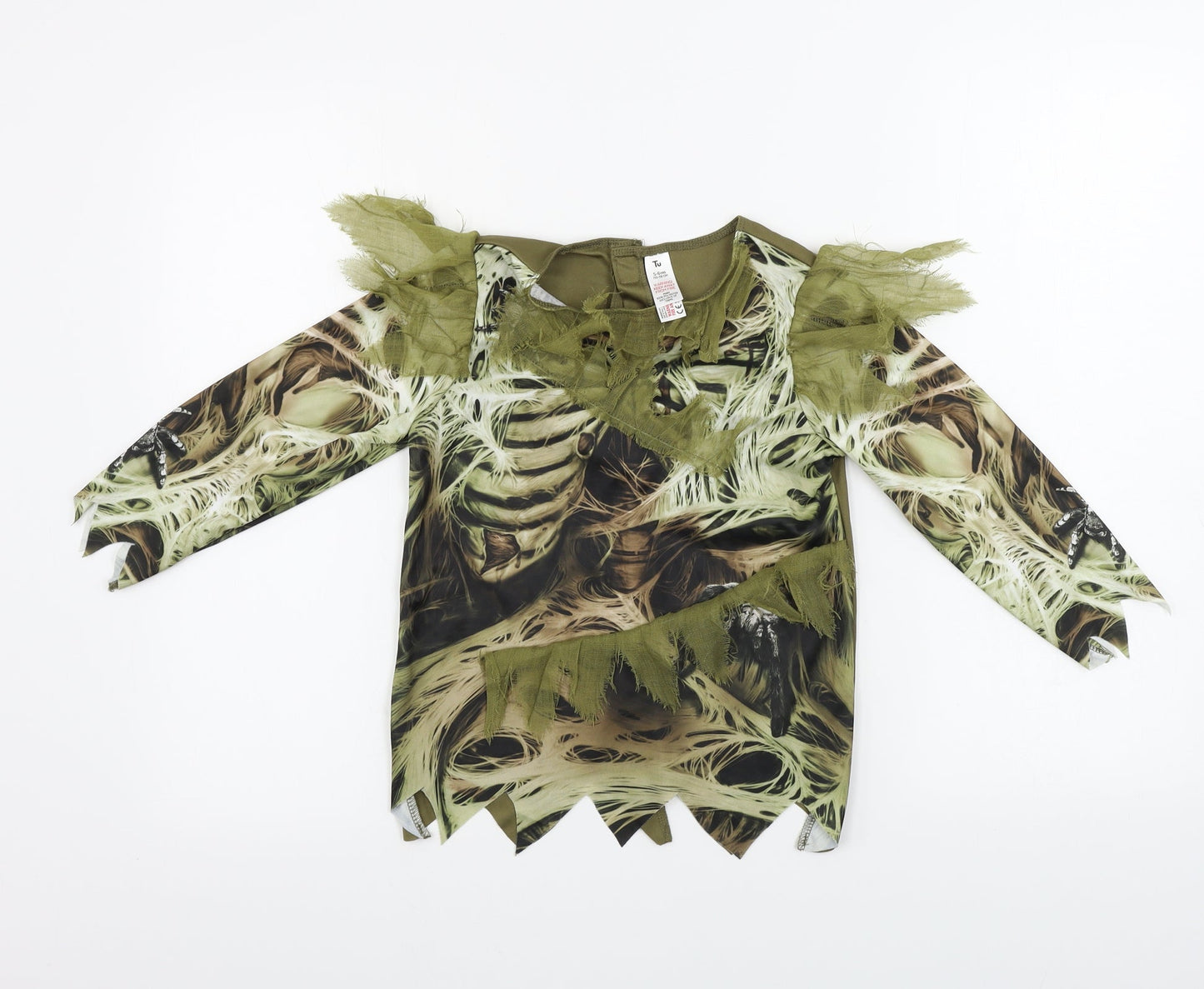 TU Boys Green   Basic T-Shirt Size 5-6 Years