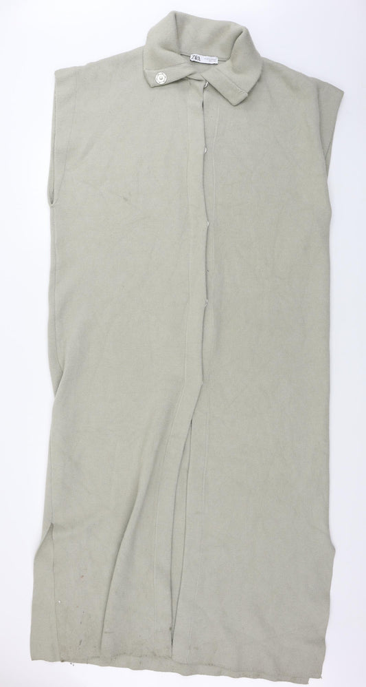 Zara Womens Beige   Cardigan Jumper Size XS