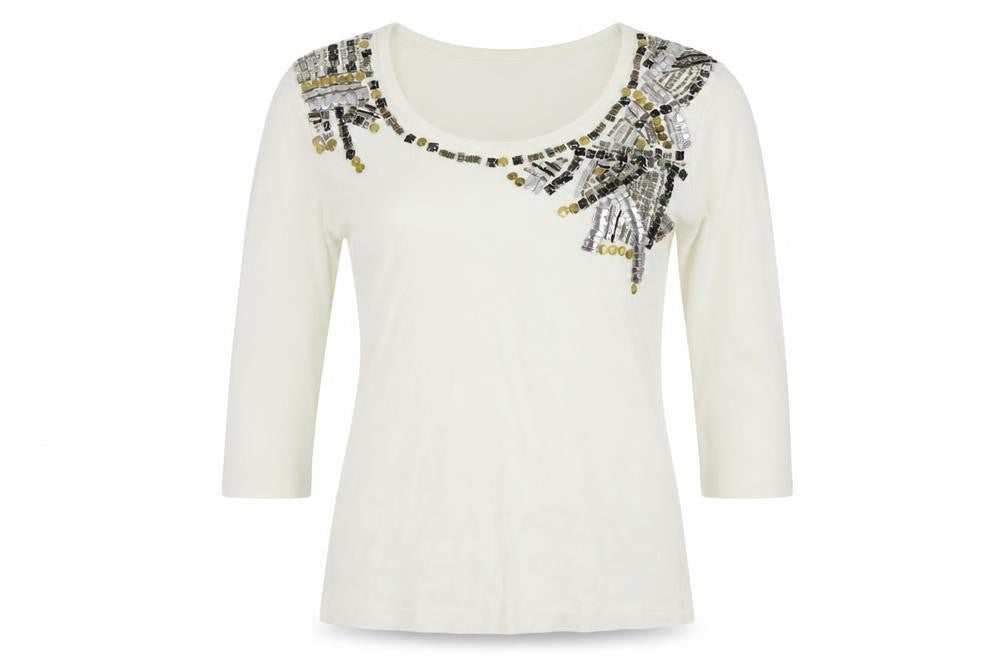 M&Co Womens Ivory   Pullover Jumper Size XS