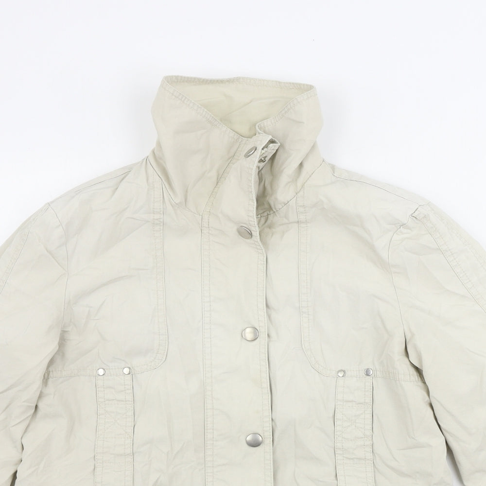 Marks and Spencer  Womens Beige   Jacket Coat Size 8