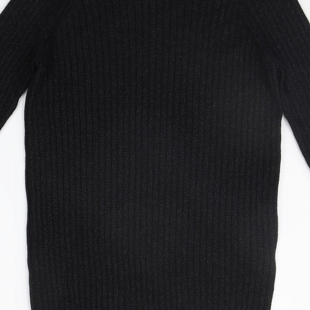 Marks and Spencer Womens Black   Pullover Jumper Size 12