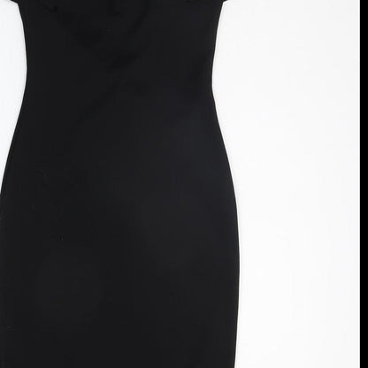Ayanapa Womens Black   A-Line  Size 8