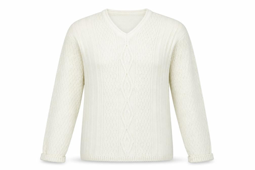 EWM Womens White   Pullover Jumper Size M