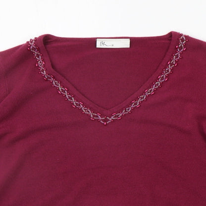 BHS Womens Purple   Pullover Jumper Size 10