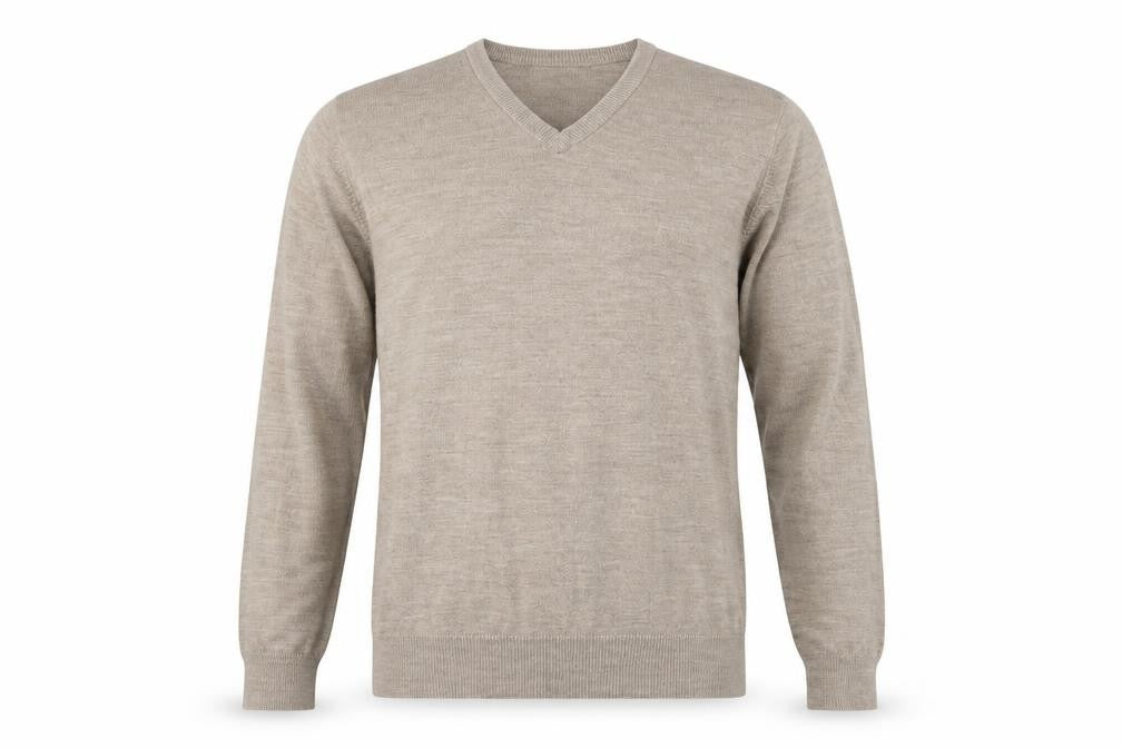 Marks & Spencer Mens Beige  Knit Pullover Sweatshirt Size M