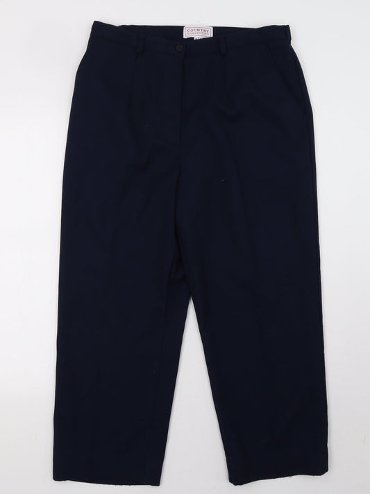 country collection Womens Blue   Trousers  Size 16 L26 in