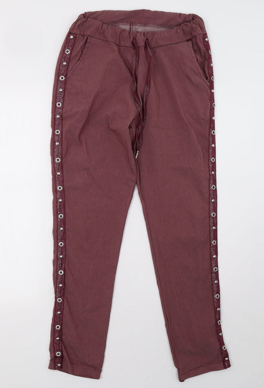 Preworn Womens Purple   Trousers  Size 10 L29 in