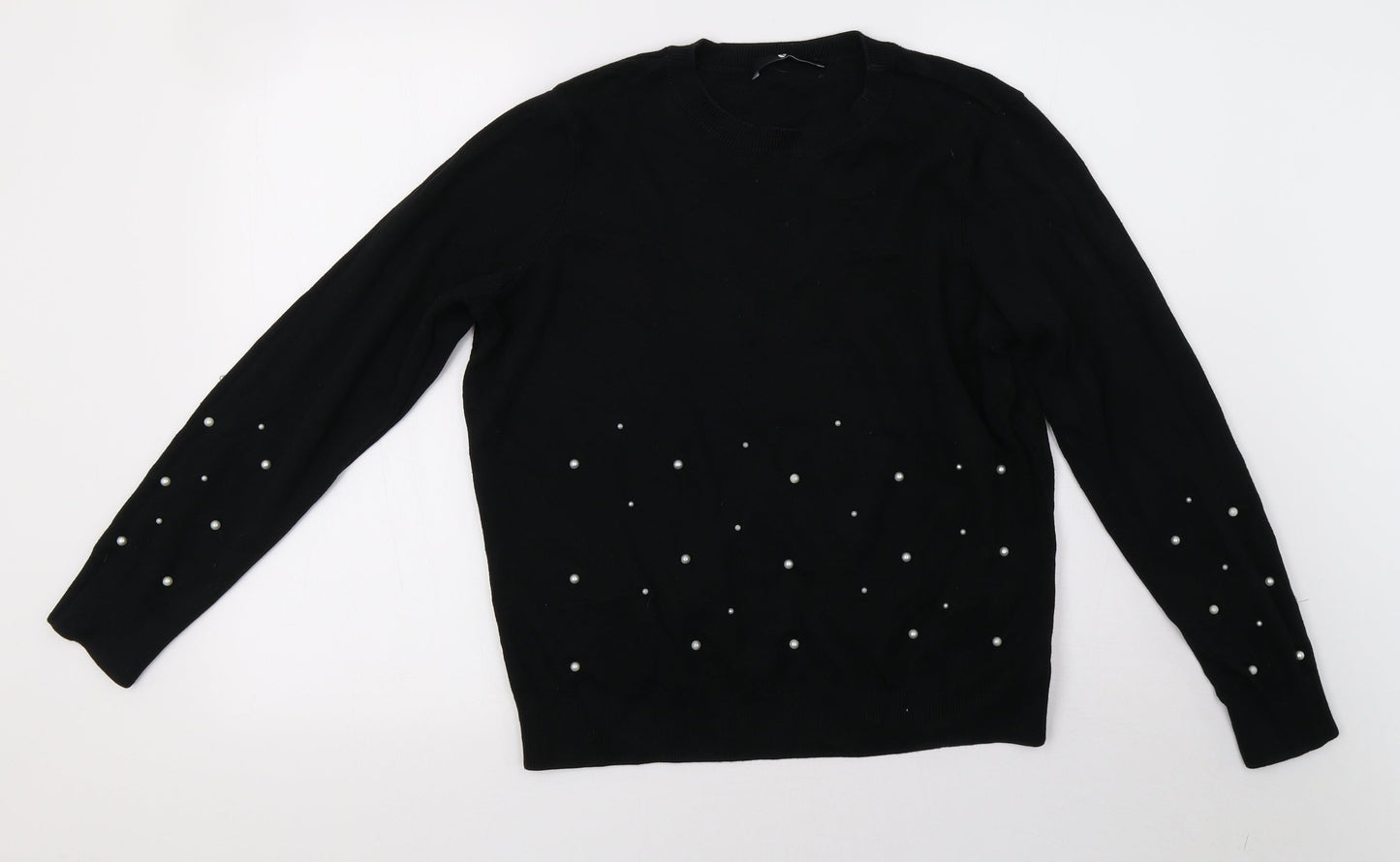 by very Womens Black   Pullover Sweatshirt Size 14