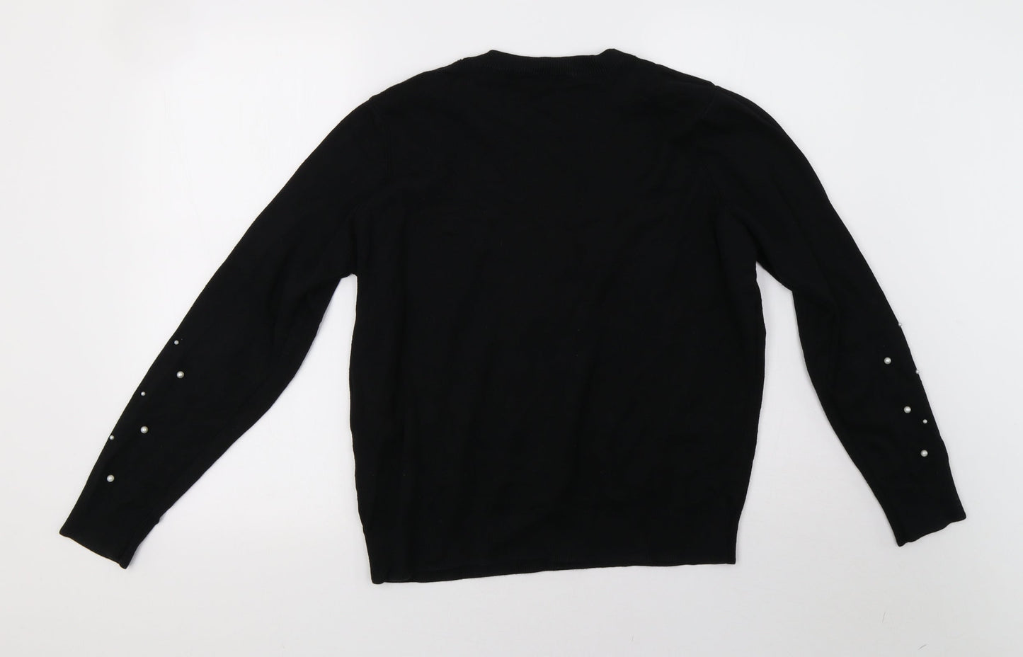 by very Womens Black   Pullover Sweatshirt Size 14