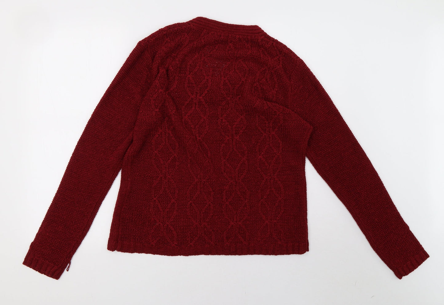 elizabeth scott Womens Red   Pullover Sweatshirt Size XL