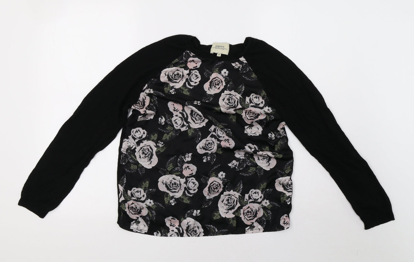 Matalan Womens Black   Pullover Sweatshirt Size 8