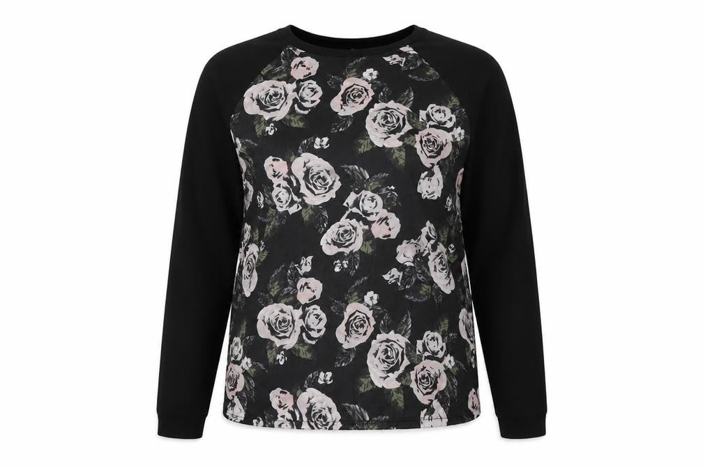 Matalan Womens Black   Pullover Sweatshirt Size 8
