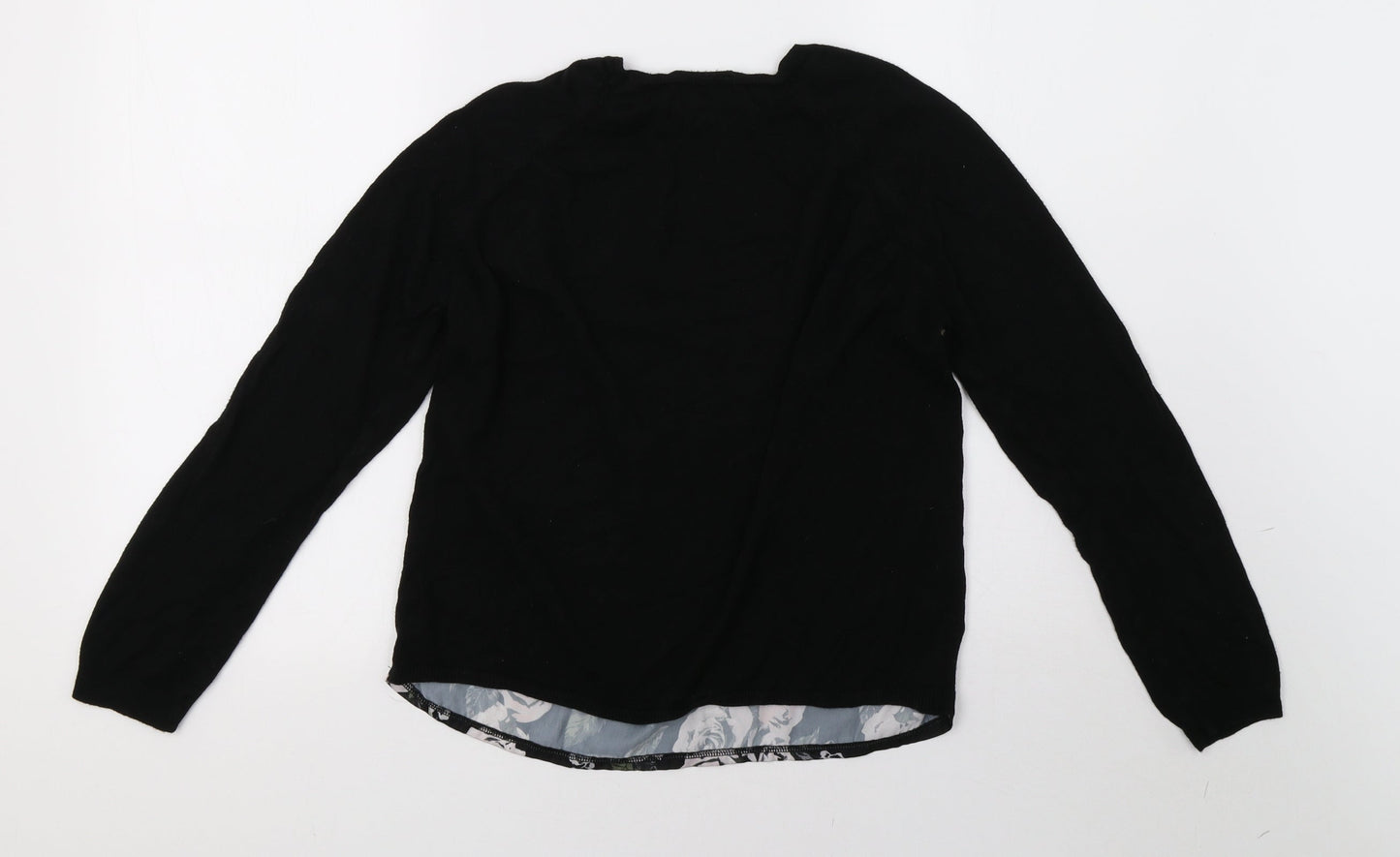 Matalan Womens Black   Pullover Sweatshirt Size 8