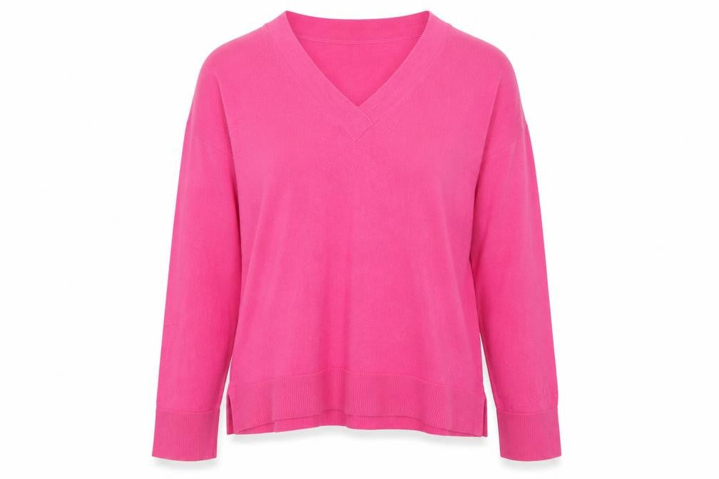 NEXT Womens Pink  Knit Pullover Sweatshirt Size 10